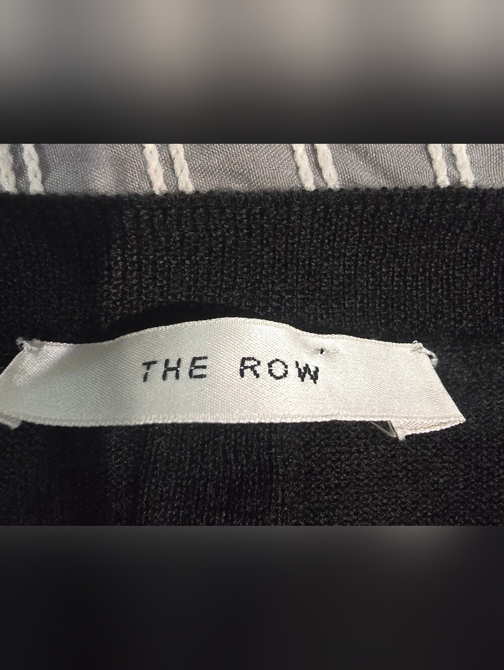The Row Balham Cashmere Sweater Vest In Black Size Medium - Picture 5 of 7